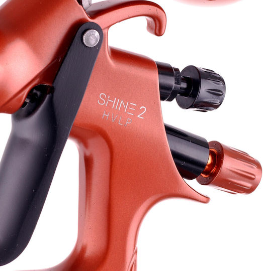 Italco Shine 2 Πιστόλι Βαφής Αέρος HVLP Άνω Δοχείου 1.3mm