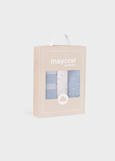 Mayoral Swaddle Wraps Light Blue 3pcs