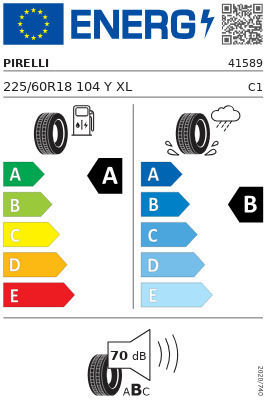 Pirelli Cinturato P7 225/60R18 104Y XL Лятна Автомобилна Гума За Пътнически Автомобил