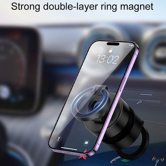Car Mobile Mount with Magnet Silver