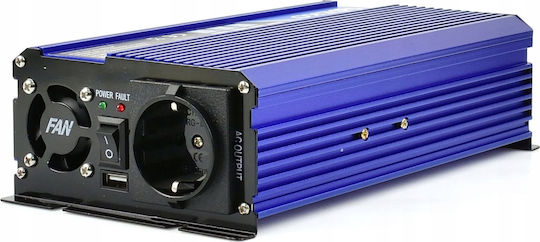 Geko Car Inverter Pure Sinewave 1000W for Conversion 12V DC to 230V AC