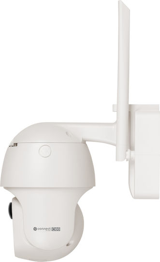 Kruger & Matz Connect C100 IP Cameră de Supraveghere 4G Full HD+ 2.3MP Rezistentă la apă Pe baterii cu Comunicare Bidirecțională