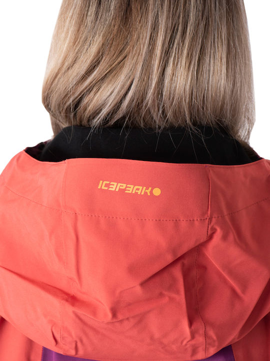 Icepeak 53195364-790 Frauen Jacke aus für Ski & Snowboard Mehrfarbig