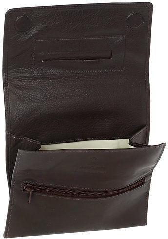 Lavor Leather Tobacco Pouch with Magnetic Closure 15x7.5cm Magnetic Closure