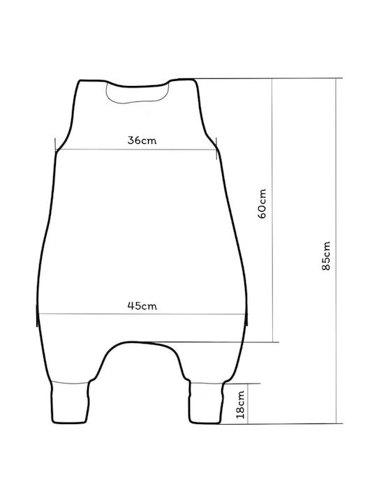 Jukki Winter Sleeping Bag with Feet 2.5 Tog