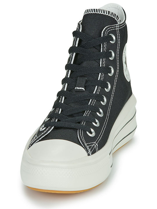 Move Platform Retro Sport Γυναικεία Μποτάκια Μαύρα