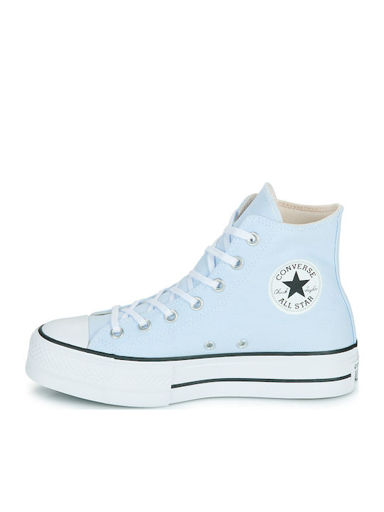 Γυναικεία Flatforms Μποτάκια Μπλε