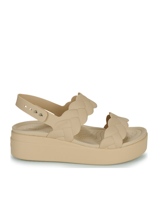Brooklyn Women's Platform Shoes Beige