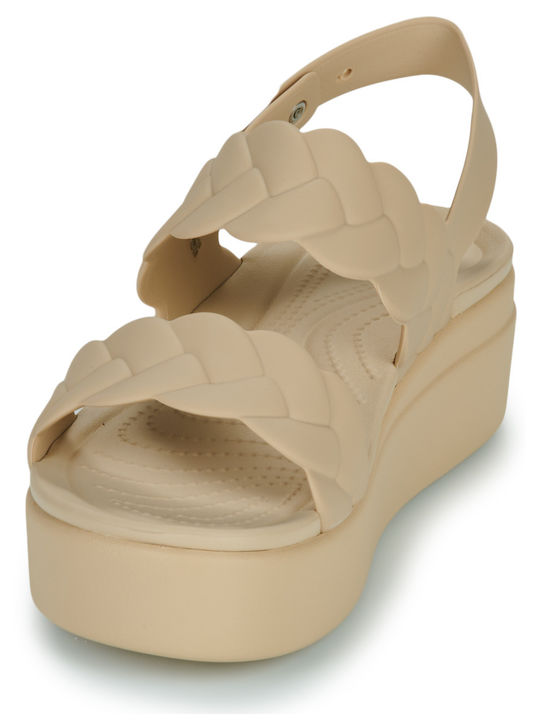 Brooklyn Women's Platform Shoes Beige
