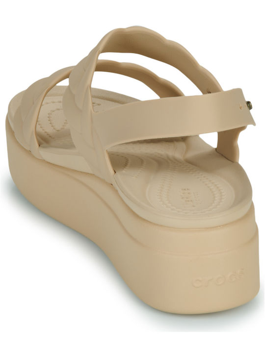 Brooklyn Women's Platform Shoes Beige