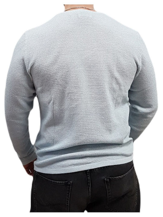 Long Sleeve Sweater Chambray Blue