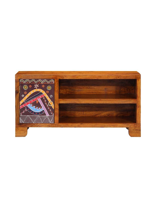 TV Stand Made of Solid Wood Multicoloured L30xD45xH90cm 4016505