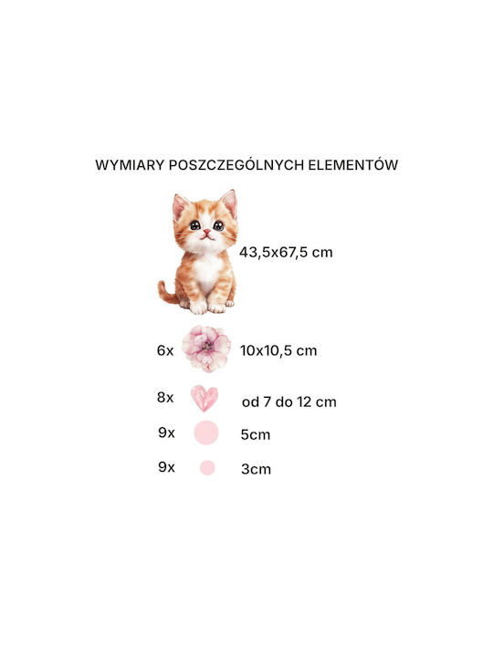 Decowalls Детска стикерна за стена Стена 50x100бр