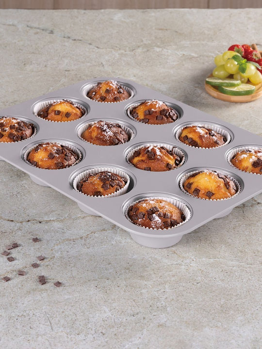 Berlinger Haus Φόρμα Ζαχαροπλαστικής για Cupcakes/Muffins 12 Θέσεων 35x26.5x3εκ.
