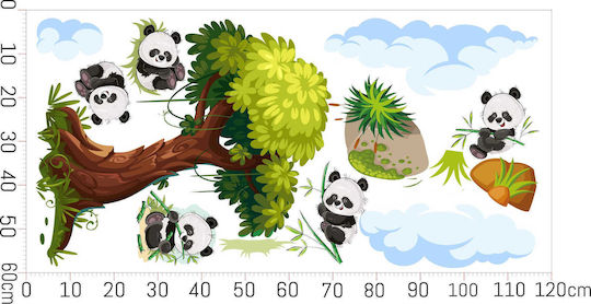 Decowalls Kinder Wandsticker Wand 60x120cm