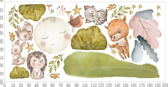 Decowalls Kinder Wandsticker Wand 100x200cm