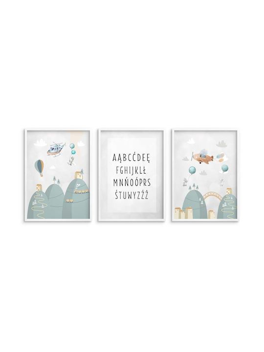 Decowalls Afiș pentru Copii 40x30buc