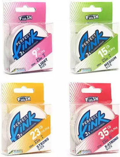 Fiiish Perfect Link Fluorocarbon 0.553mm 15.9kg 27m