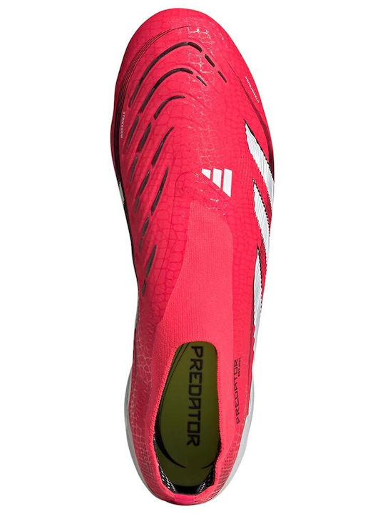 adidas Predator Elite FG Football Shoes with Red Cleats