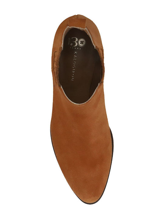 Suede Дамски ботуши Тауп РИКА