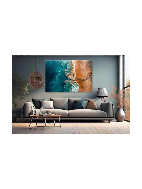 Picturi Living Room Plajă Tropicală Vedere Ocean Turcoaz 80x120