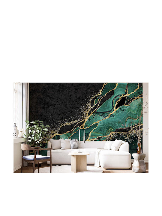 Glamour Veneer Marble Gold Wall Mural Living Room Wall Decoration 260x390