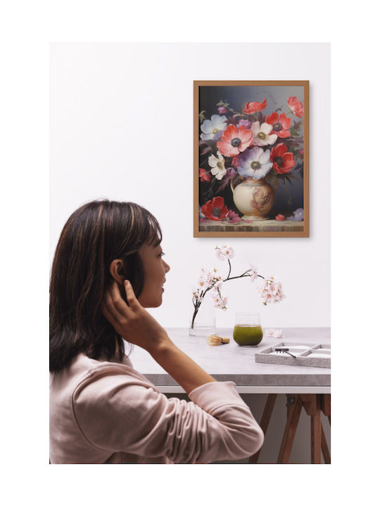 Set Vintage Dekorative Kunstposter Rahmen Ungerahmt Gedruckt auf Fotopapier