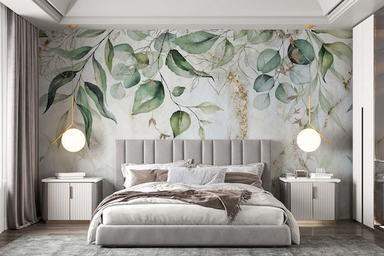 Fresce de Perete Cameră de Zi Decorațiune Modernă de Perete Frunze Suspendate 197x296