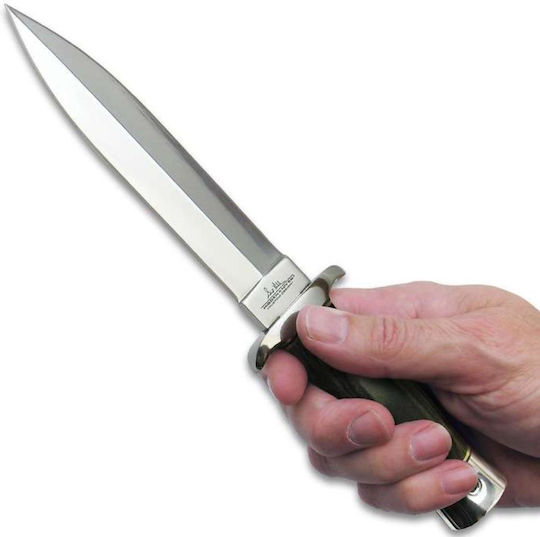 United Cutlery Hibben Double Edge Boot Μαχαίρι Χάλκινο σε Δερμάτινη Θήκη