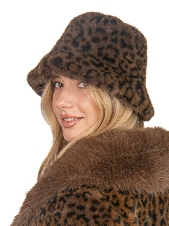 Ellen Furry Women's Hat Brown