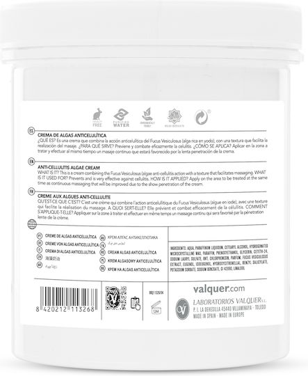 D'Bullon Cremă cu Alge Fucus Vesiculosus pentru Celulită și Retenție 500ml
