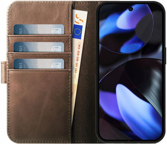 Rosso Elite Wallet Leather Brown (Google Pixel 9 / 9 Pro)