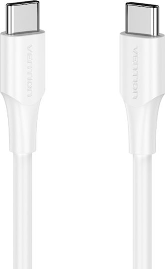 Vention USB 2.0 Kabel USB-C männlich - USB-C 60W Weiß 1m TAXWF