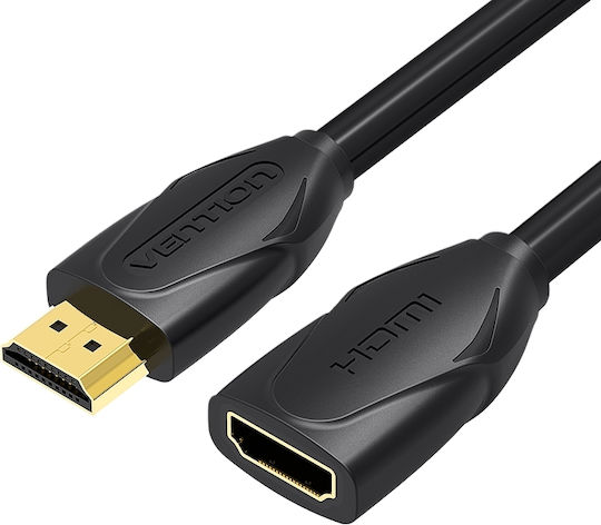 Vention Cable HDMI male - HDMI male 0.5m Black