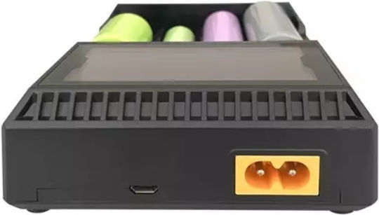 Geti GDC4U Ladegerät 4 Batterien Li-Ion/Ni-Cd/Ni-MH Größe AA/AAA/18650/16340/26650/14500