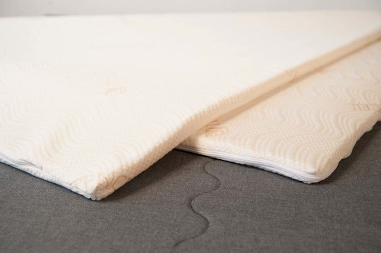 BestSleep Ανώστρωμα Memory Topper, Removable Tencel Cover Μονό Memory Foam 80x190x4εκ.