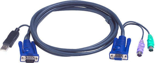 Aten KVM Cable 2L-5503UP 3m για το CS9134 USB