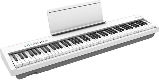 Roland Electric Stage Piano FP-30-X-BK Pedal Set with 88 Weighted Keys Built-in Speakers and Connection with Headphones and Computer White