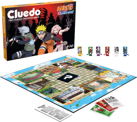 Board Game Cluedo Naruto for 2-6 Players 8+ Years Old (EN) Winning Moves