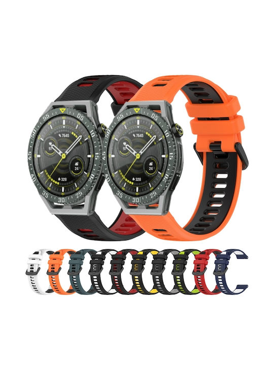 Sport Λουράκι Σιλικόνης Μαύρο (Huawei Watch GT Runner)