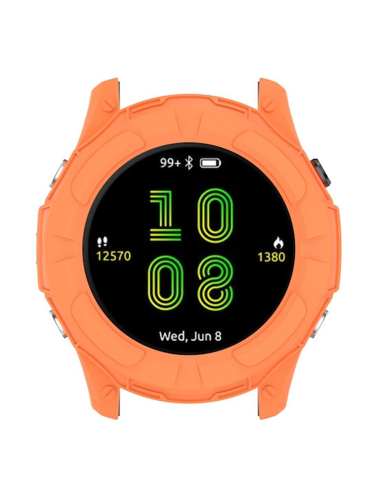 Garmin Forerunner 955 Rüstung Hohles TPU Uhrengehäuse Orange