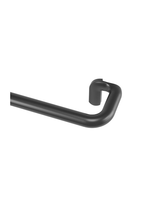 Umbra Extendable Metallic Curtain Pole Twilight Single Ø19mm 168-365cm Matte Black