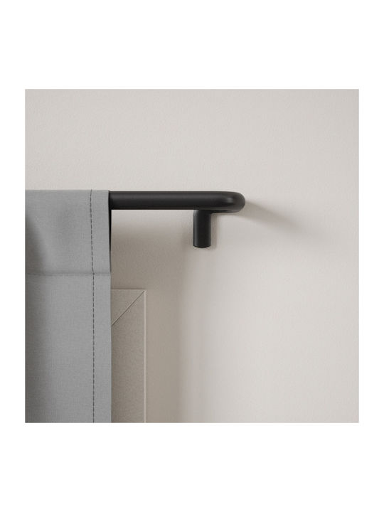 Umbra Extendable Metallic Curtain Pole Twilight Single Ø19mm 168-365cm Matte Black