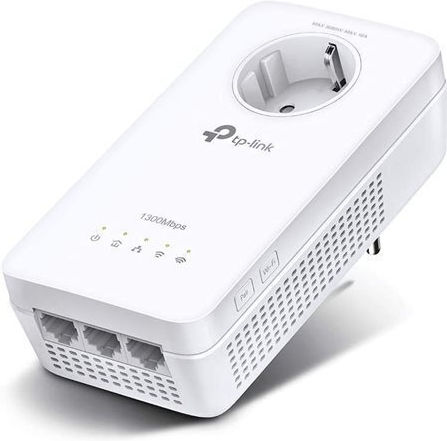 TP-LINK TL-WPA8631P KIT v3 Powerline Wi‑Fi 5 with Passthrough Socket and 3 Gigabit Ethernet Ports