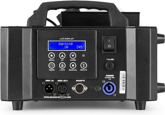 BeamZPro Fog Machine 1200W LED Wired / Wireless Remote Compatible with DMX Control