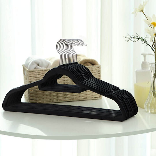Songmics Clothes Hanger Black CRF50B 50pcs