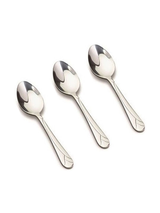 Nava Acer Spoon Set Dinner Stainless Silver 18.8cm 10-127-020 3pcs