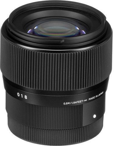 Sigma Crop Camera Lens 56mm f/1.4 DC DN Contemporary Telephoto for Canon RF Mount Black