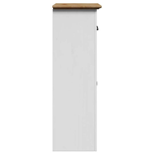 vidaXL Bathroom Cabinet L44xW30xH90cm White