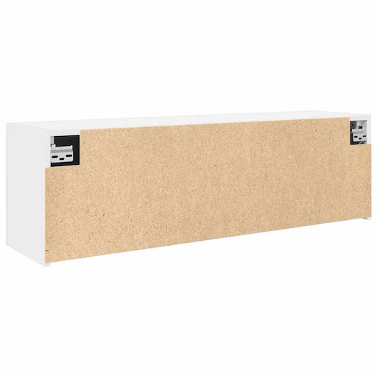 vidaXL Bathroom Cabinet L100xW25xH30cm White